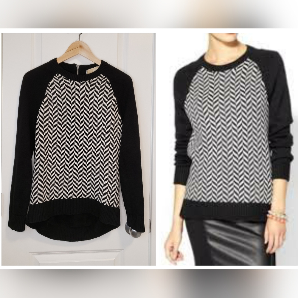 Michael Kors Chevron Knit Sweater - Sz S